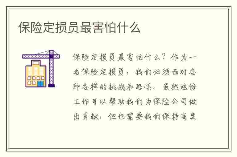 保险定损员最害怕什么(车险出险一次第二年涨多少钱)